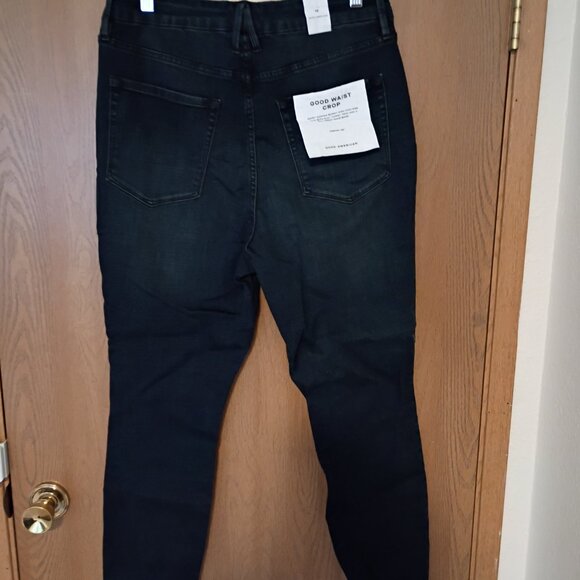 Good American Good Waist Skinny Cropped Jeans - Picture 2 of 6